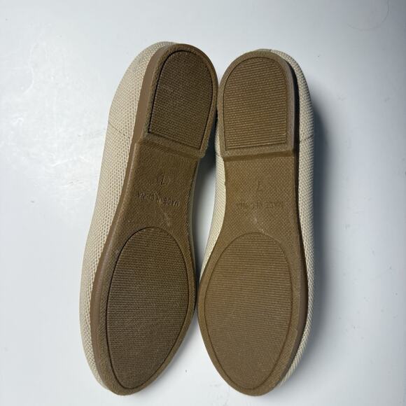 Steve Madden Beige Slip-On Knit Flats Women’s Size 7 Round Toe Casual Shoes - Picture 5 of 5